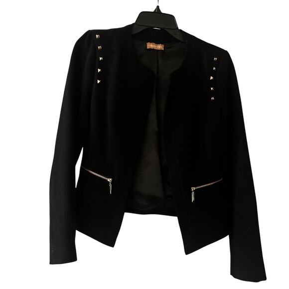 Ellen Tracy black open front jacket size small - Picture 1 of 6